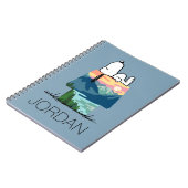 Erdnüsse | Snoopy Dog House Sunrise | Name hinzufü Notizblock (Linke Seite)