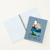 Erdnüsse | Snoopy Dog House Sunrise Notizblock (Innenseite)