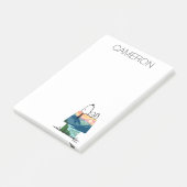 Erdnüsse | Snoopy Dog House Sunrise Post-it Klebezettel (angewinkelt)