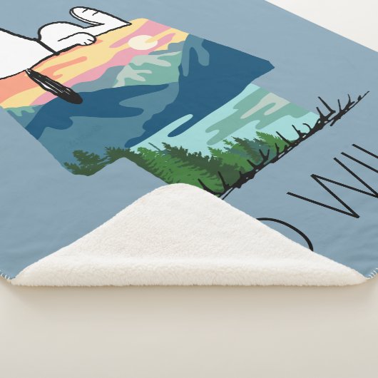 Erdnüsse | Snoopy Dog House Sunrise Sherpadecke (3/4)