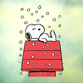 Erdnüsse | Snoopy Doghouse Snowflakes Fensteraufkleber (Blatt 3)