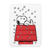Erdnüsse | Snoopy Doghouse Snowflakes Magnet (Vertikal)