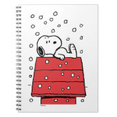 Erdnüsse | Snoopy Doghouse Snowflakes Notizblock (Vorderseite)
