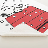 Erdnüsse | Snoopy Doghouse Snowflakes Sherpadecke (3/4)