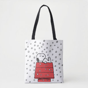Erdnüsse   Snoopy Doghouse Snowflakes Tasche