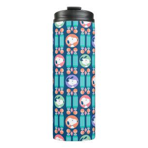 Erdnüsse   Snoopy Dunkelblau Deco Dreams Muster Thermosbecher