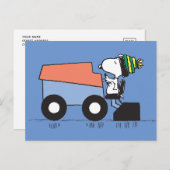 Erdnüsse | Snoopy-Eiswiederbelebungsmaschine Postkarte (Vorne/Hinten)