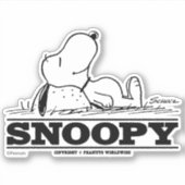 Erdnüsse | Snoopy-Erholung Aufkleber (Vorderseite)