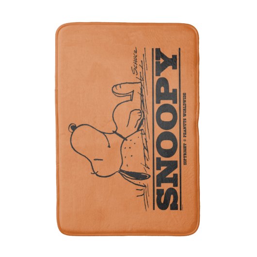 Erdnüsse | Snoopy-Erholung Badematte (Vorderseite Vertikal)