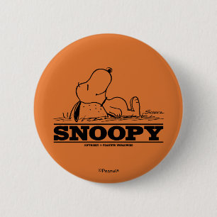 Erdnüsse   Snoopy-Erholung Button