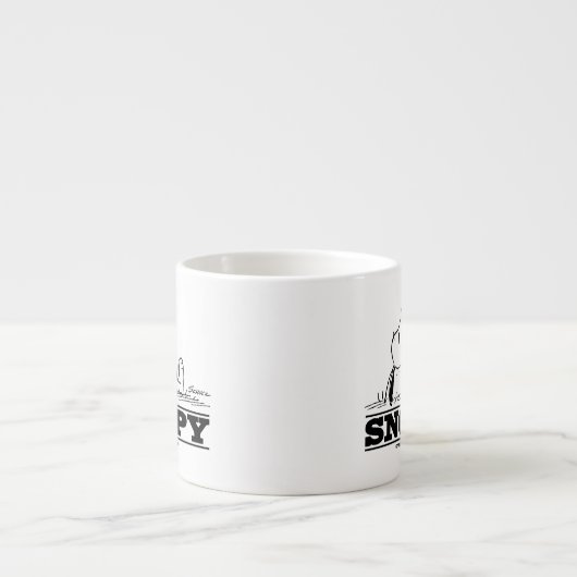 Erdnüsse | Snoopy-Erholung Espressotasse (Vorderseite)