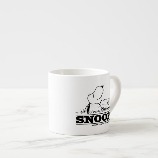 Erdnüsse | Snoopy-Erholung Espressotasse (Vorderseite Rechts)