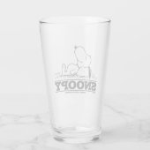 Erdnüsse | Snoopy-Erholung Glas (Rückseite)