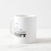Erdnüsse | Snoopy-Erholung Kaffeetasse (Vorderseite Links)
