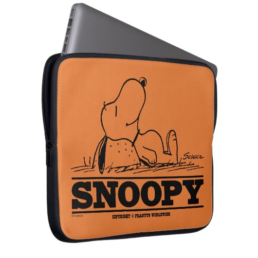 Erdnüsse | Snoopy-Erholung Laptopschutzhülle (Vorne Rechts)