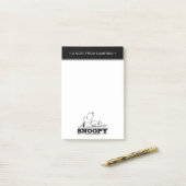Erdnüsse | Snoopy-Erholung Post-it Klebezettel (Auf Schreibtisch)