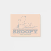Erdnüsse | Snoopy-Erholung Post-it Klebezettel (Vorderseite)