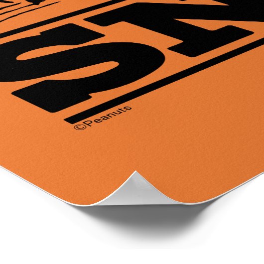 Erdnüsse | Snoopy-Erholung Poster (Ecke)