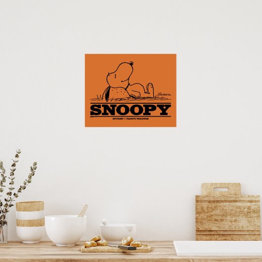 Erdnüsse | Snoopy-Erholung Poster (Küche)