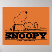 Erdnüsse | Snoopy-Erholung Poster (Vorne)