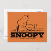 Erdnüsse | Snoopy-Erholung Postkarte (Vorne/Hinten)
