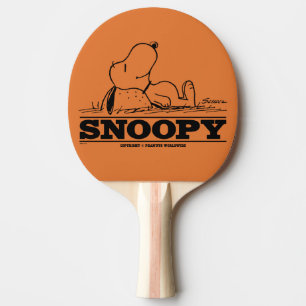 Erdnüsse Snoopy-Erholung Tischtennis Schläger