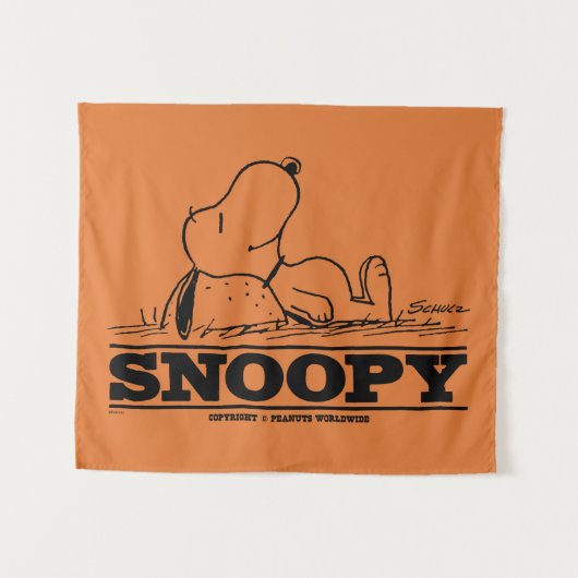 Erdnüsse | Snoopy-Erholung Wandteppich (Vorderseite (Horizontal))