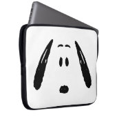 Erdnüsse | Snoopy Face Laptopschutzhülle (Vorne Rechts)