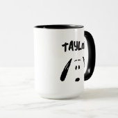 Erdnüsse | Snoopy Face | Name hinzufügen Tasse (VorderseiteRechts)