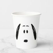 Erdnüsse | Snoopy Face Pappbecher (Vorderseite)