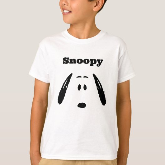 Erdnüsse | Snoopy Face T - Shirt (Vorderseite)