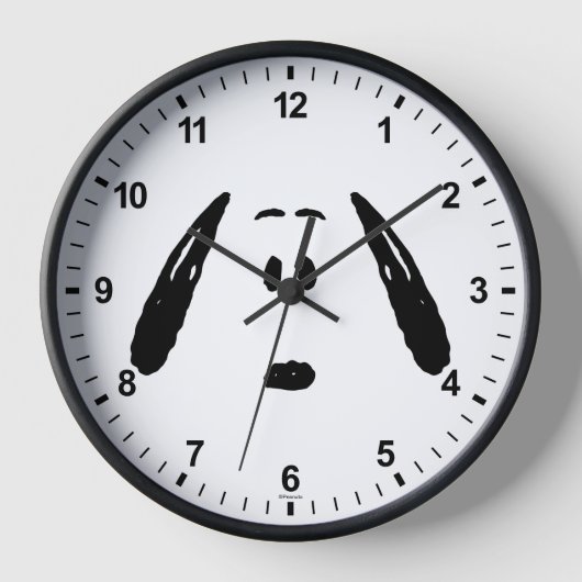 Erdnüsse | Snoopy Face Uhr (Vorderseite)