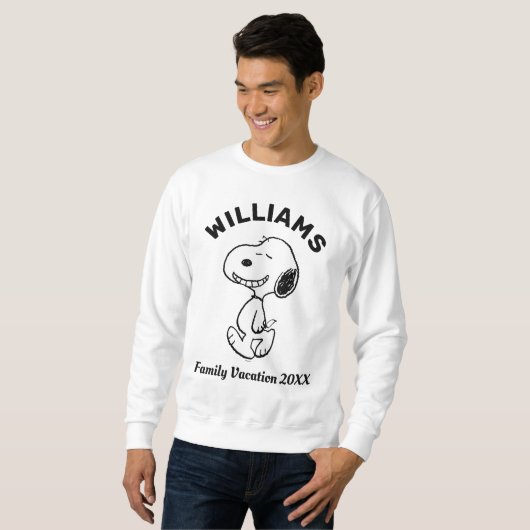 Erdnüsse | Snoopy Familienurlaub Sweatshirt (Vorne ganz)