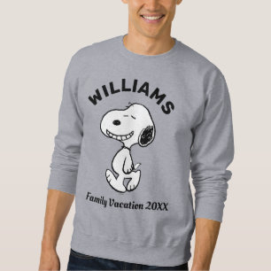 Erdnüsse Snoopy Familienurlaub Sweatshirt