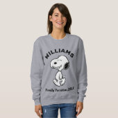 Erdnüsse | Snoopy Familienurlaub Sweatshirt (Vorne ganz)