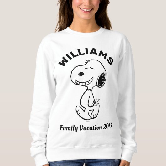 Erdnüsse | Snoopy Familienurlaub Sweatshirt (Vorderseite)