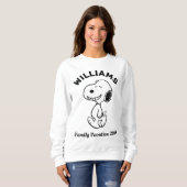 Erdnüsse | Snoopy Familienurlaub Sweatshirt (Vorne ganz)