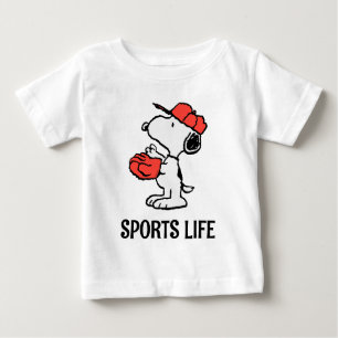 Erdnüsse Snoopy Fang machen Baby T-shirt