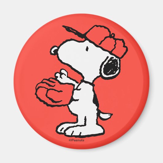 Erdnüsse | Snoopy Fang machen Magnet (Vorne)