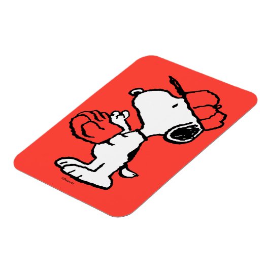 Erdnüsse | Snoopy Fang machen Magnet (Linke Seite)