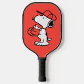 Erdnüsse | Snoopy Fang machen Pickleball Schläger (Vorderseite)