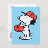 Erdnüsse | Snoopy Fang machen Postkarte (Vorne/Hinten)