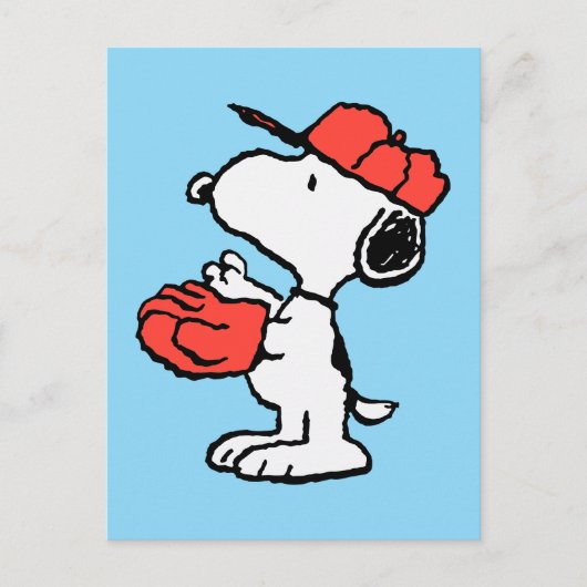 Erdnüsse | Snoopy Fang machen Postkarte (Vorderseite)