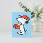Erdnüsse | Snoopy Fang machen Postkarte (Stehend Vorderseite)