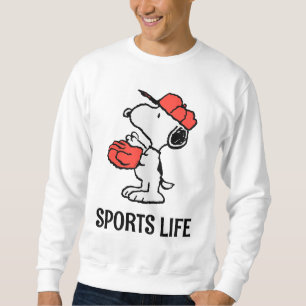 Erdnüsse Snoopy Fang machen Sweatshirt