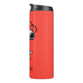 Erdnüsse | Snoopy Fang machen Thermosbecher (Nach rechts gedreht)