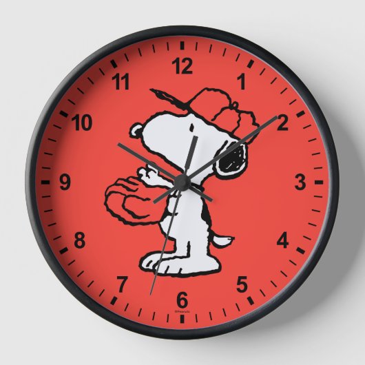 Erdnüsse | Snoopy Fang machen Uhr (Vorderseite)