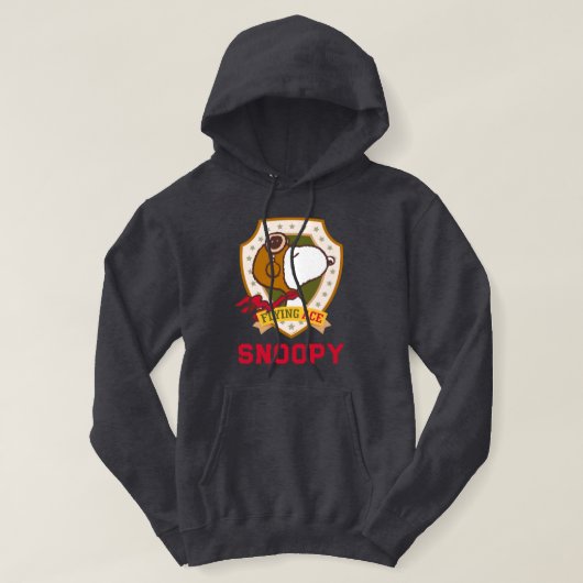 Erdnüsse | Snoopy Flying Ace-Abzeichen Hoodie (Design vorne)