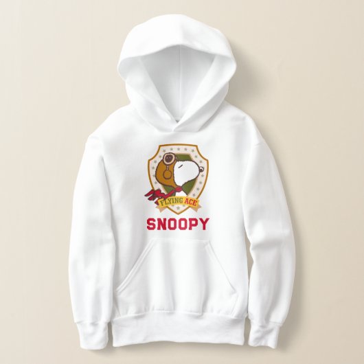 Erdnüsse | Snoopy Flying Ace-Abzeichen Hoodie (Ablage )