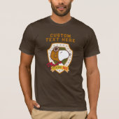 Erdnüsse | Snoopy Flying Ace-Abzeichen T-Shirt (Vorderseite)
